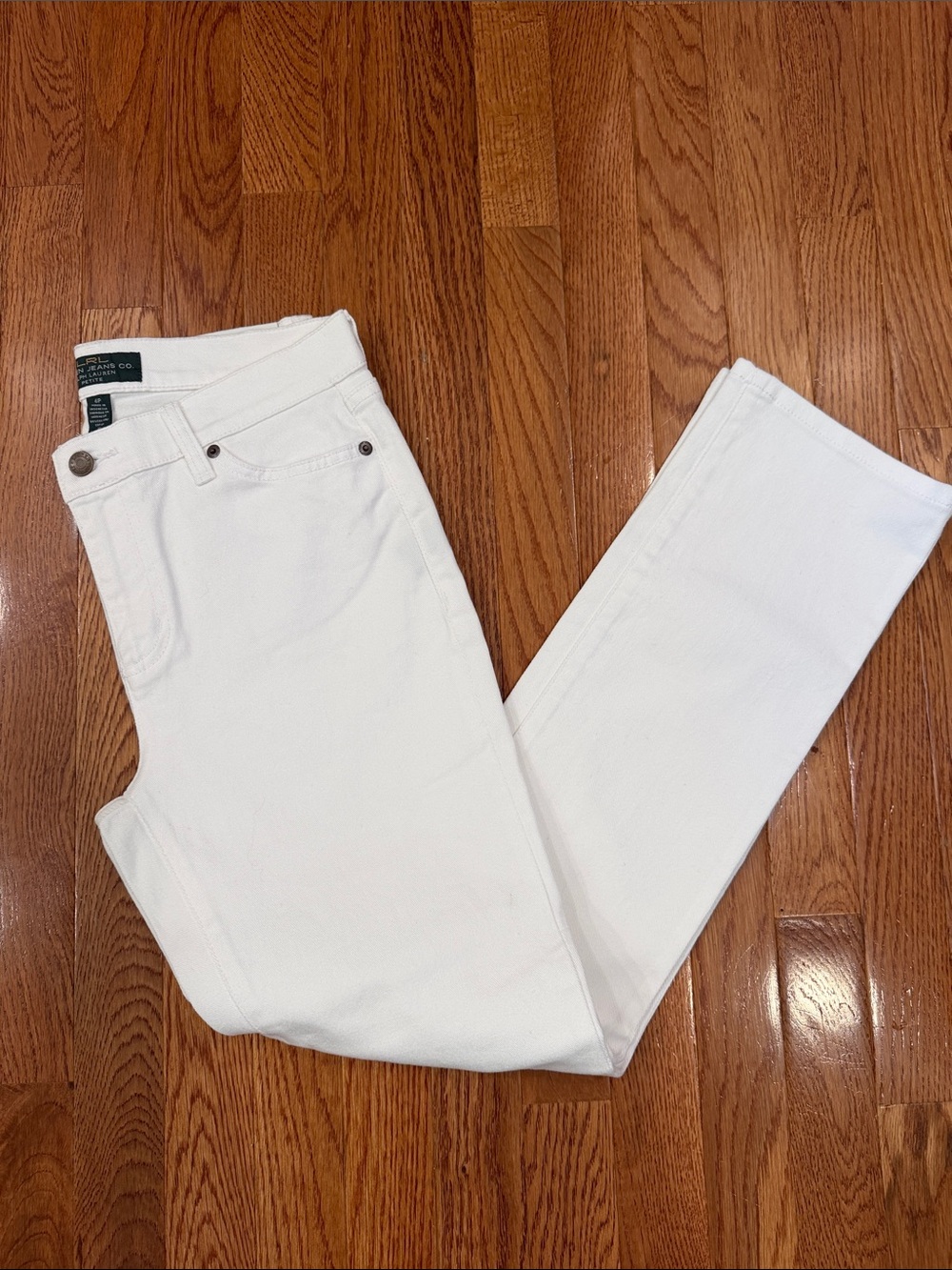 Lauren Ralph Lauren White Skinny Jeans